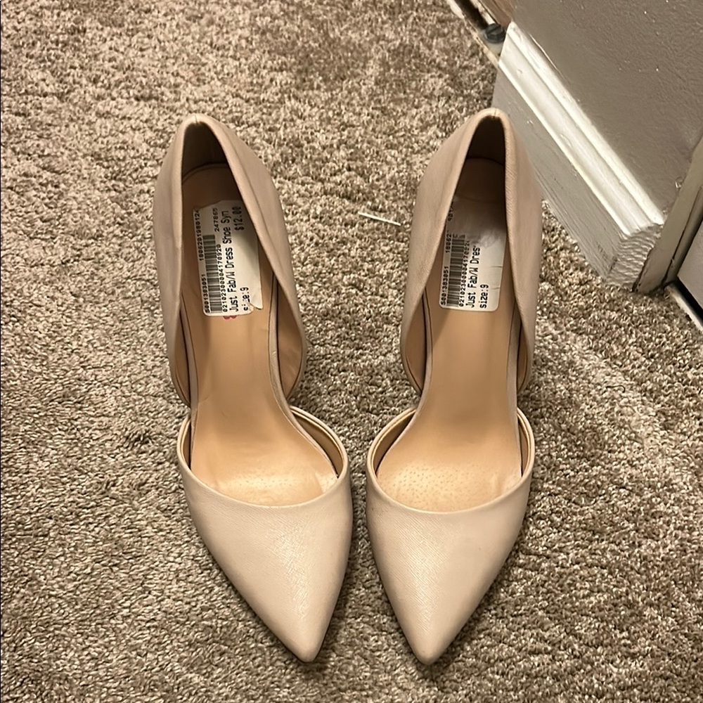 Elegant Nude Pointed-Toe Women's Shoes